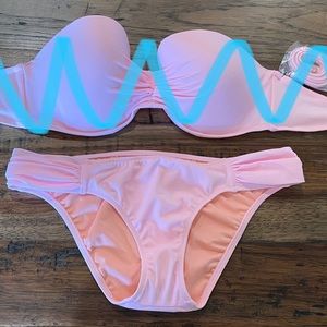 Victoria’s Secret pink bikini bottoms Small